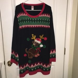 Plus size holiday sweater ugly sweater